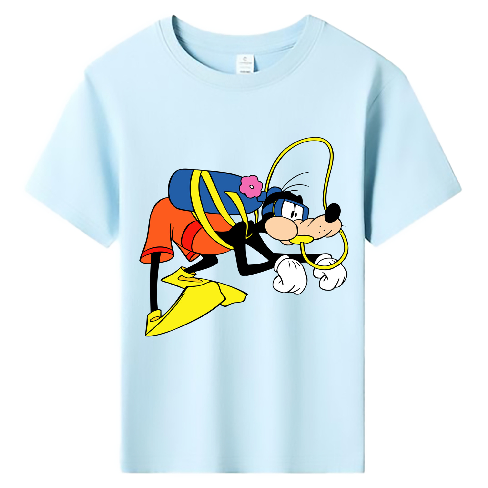 ミッキーマウス Mickey Mouse 綿100％キッズTシャツ（フロントプリント）